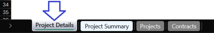 Excel Name Manager showing the ProjectID named range scoped to the entire workbook