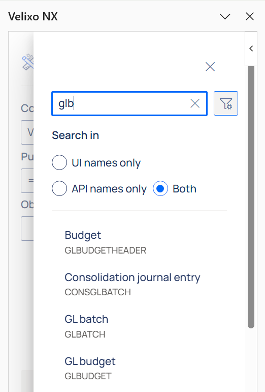 Query Builder panel showing selected object details and field options