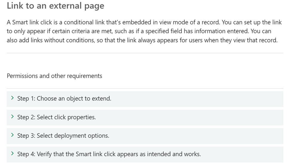 Sage Intacct Platform Services Smart Link configuration screen