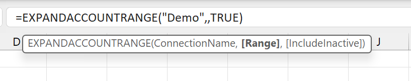 Excel formula bar showing a Velixo NX function being edited in the formula bar